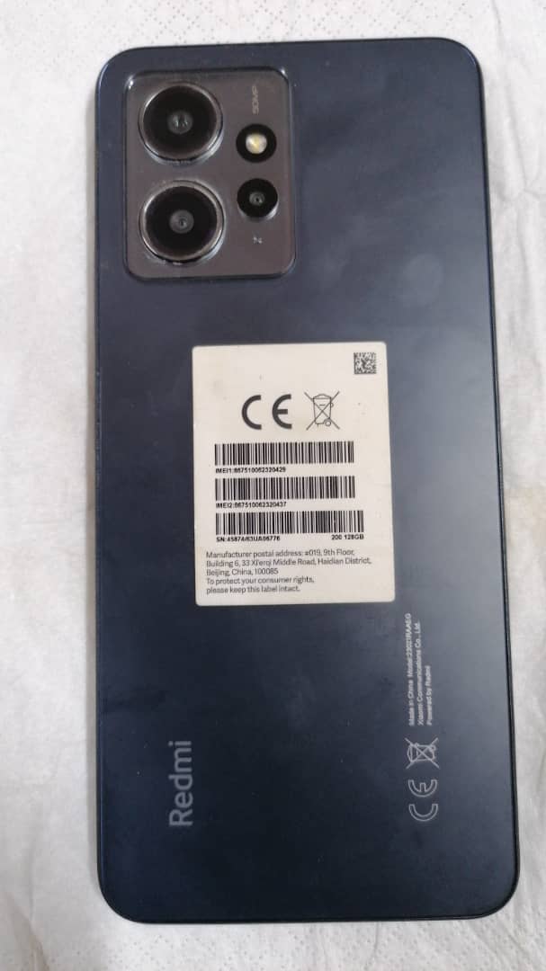Redmi note 12 128room 6ram